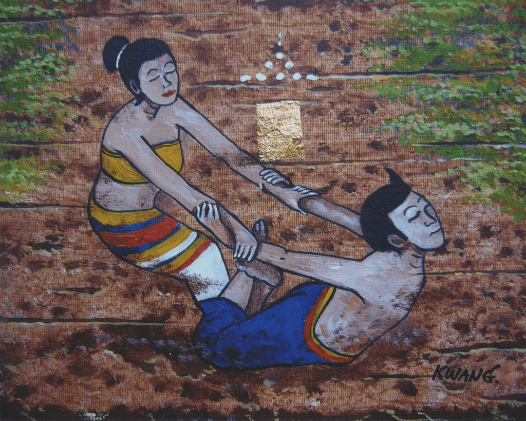 Thai masszázs technika